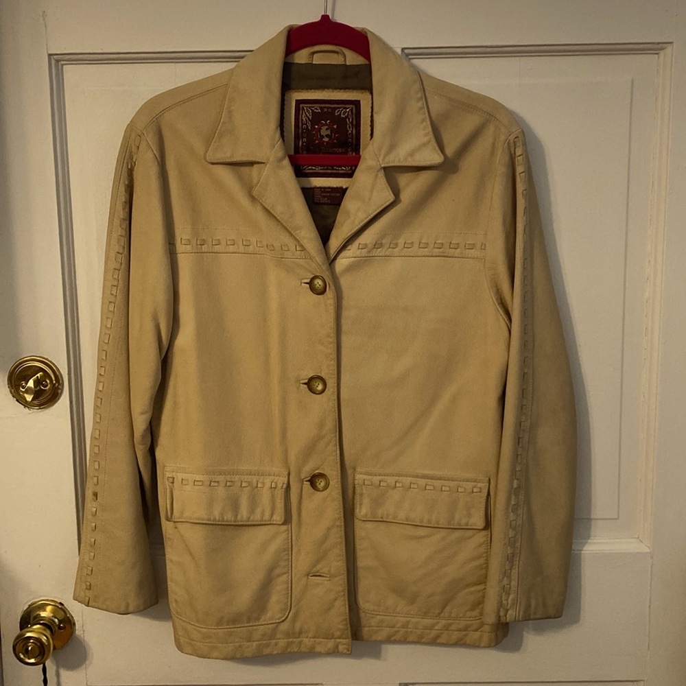 Leather Blazer Jacket - image 1